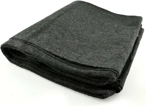 1 Wool Blanket Outdoor Cover Military Camping Survival Warm 51"x80" 2lbs Large Outdoors Camping Stadium Blanket Picnics Travel Moving Survival Kit Camp Sleeping Outdoor Furniture Blanket Car Home