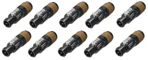 10 Neutrik SpeakOn NL2FXX-W-S 2 Pole Inline Female Locking Speaker Connector, Replaces The Now Discontinued NL2FX