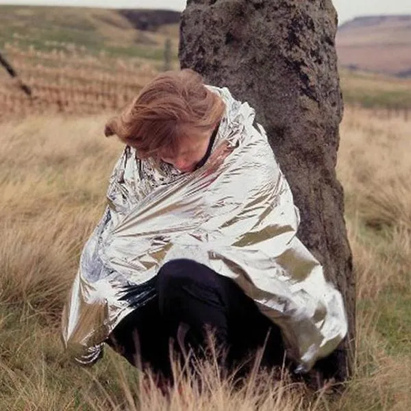 10pcs ( 210*130CM)  Emergency Outdoor Survival Blanket - Silver