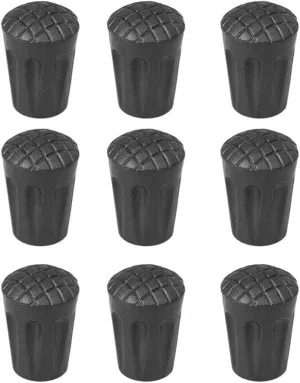 10pcs Trekking Pole Cover Durable Alpenstock Covers Non-Slip Rubber Protectors Walking Pole Cover Non-Slip Rubber Protective Covers Trekking Pole Tip Protectors Hiking Cover Tips
