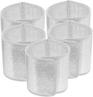 1Set Flower Pot Insulation Wrap Double Sided Thermal Covers for Plant Protection Fasteners Durable Foil for Winter Use