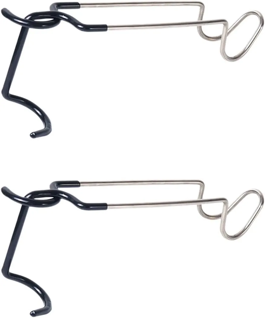 2 Pieces Camping Lantern Hangers Clip-Type Water Bottle Holder Multipurpose Lamp Hanging Hook for Tent Poles for BBQ Picnic