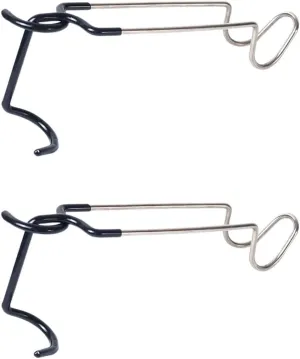 2 Pieces Camping Lantern Hangers Clip-Type Water Bottle Holder Multipurpose Lamp Hanging Hook for Tent Poles for BBQ Picnic