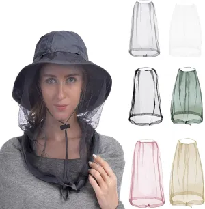2PC Beekeeping hat, Fishing mask, Insect net to Protect Head,Mosquito net(46 * 53CM)