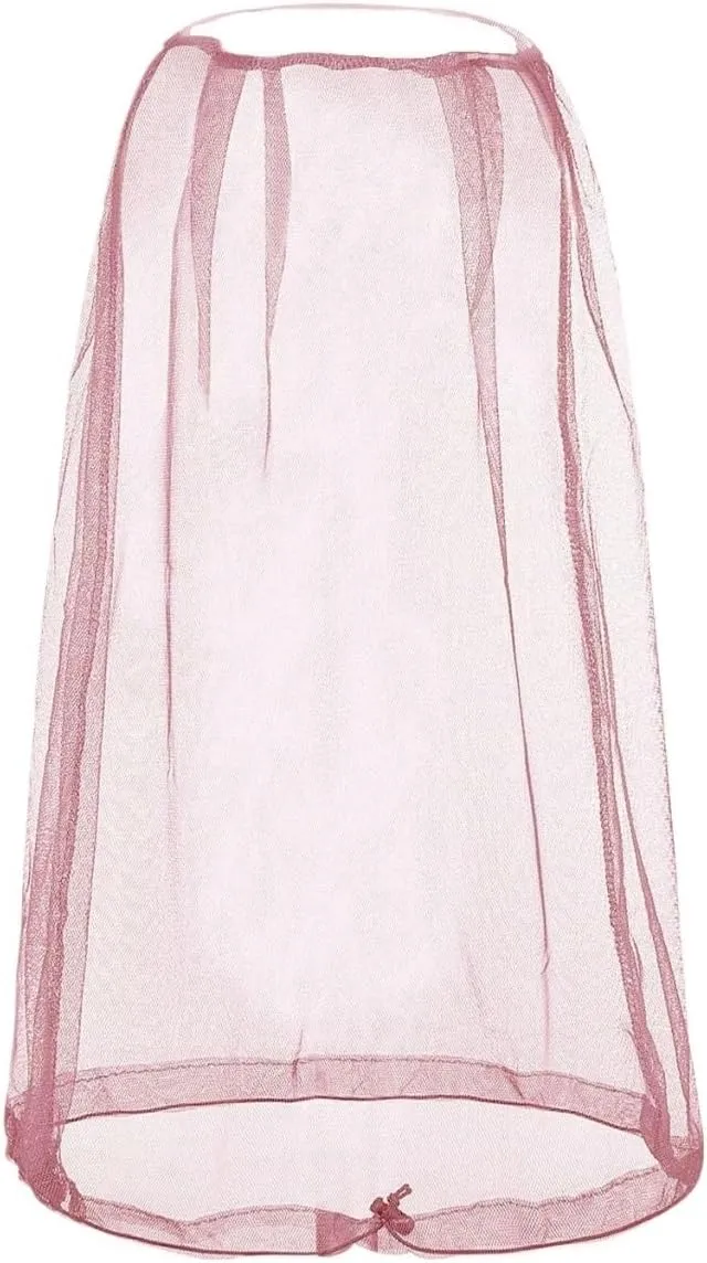 2Pc Mosquito Net, Beekeeping Hat, Insect Net Protective Head Mosquito Net, Mosquito Net Cap(25 * 46CM)