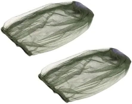 2PC Outdoor Fishing Midge Bug Camping Protector Hat Mosquito Insect Hat Mesh Head Net Hunting Bee Prevention
