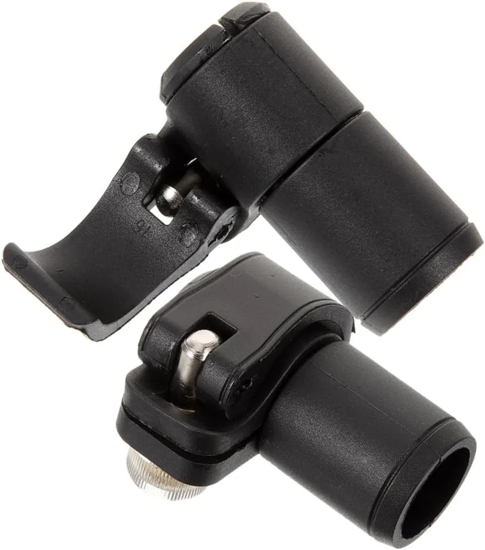 2pcs Trekking Pole External Lock Cane Fixing Clip for Hiking Walking and Climbing Easy Installation Flexible Rubber Material Outdoor Accessories