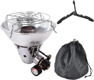 3PCS/Set Portable Propane Heater Tank Top Tent Heater with Shut-Off Valve Camping Heater Heat-resistant Outdoor Space Heater for Camping, Garage, Porch