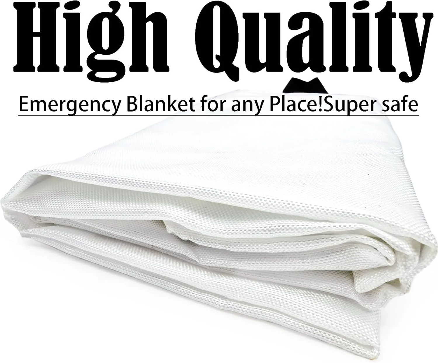 43 in Emergency Fire Blanket - 6 Pack Fire Suppression Blanket for Kitchen Home Fireplace Grill Office and 6 Pair Gloves