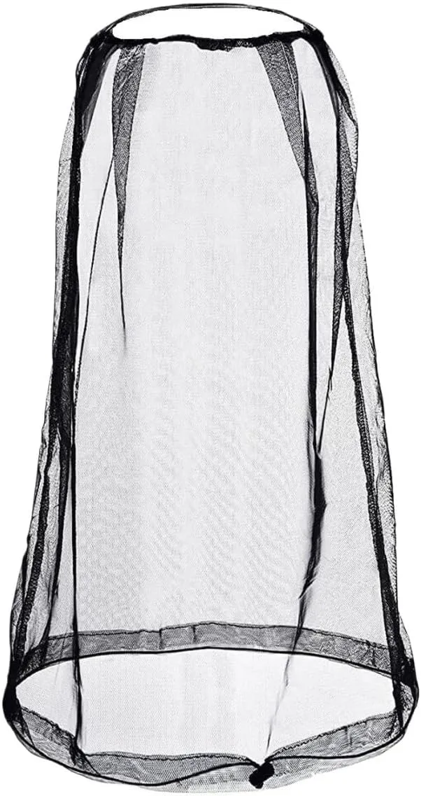 4PC Insect net Head Mosquito net, Beekeeper hat Mosquito net, Fishing mask(25 * 46CM)