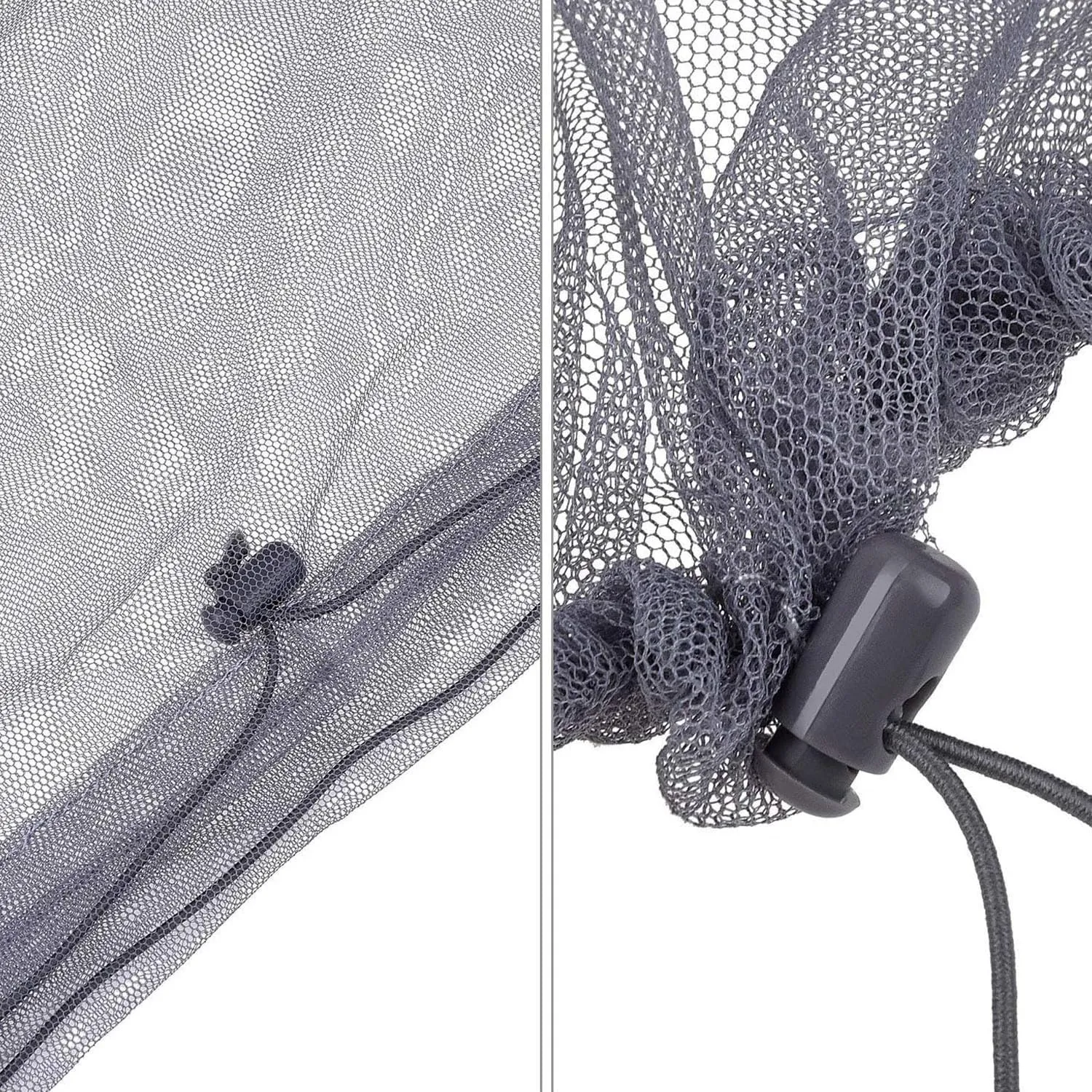 4PC Insect net Head Mosquito net, Beekeeper hat Mosquito net, Fishing mask(25 * 46CM)