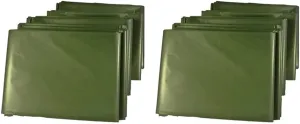 8Pack Emergency Blanket Ultra Light Reusable Emergency Mylar Thermal Blanket for Outdoors Camping Hiking Survival