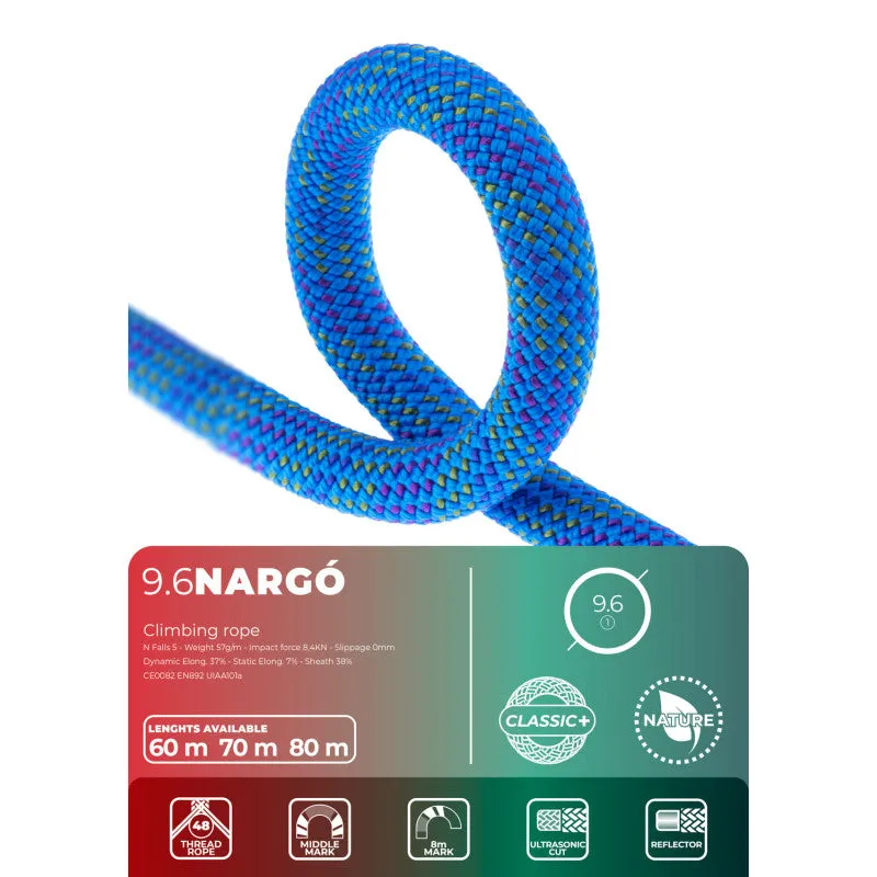 9.6 mm Nargo Non-Dry Rope