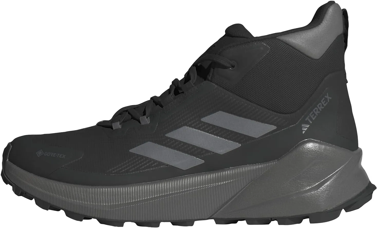 Adidas NJB86 Men's Trekking Shoes, Trails Maker, 2.0 Midcut, Gore-Tex Hiking, Core Black/Carbon/Gray Four (IE9062), 28.5 cm