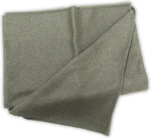 ADROIT 60" x 80" Woolen Olive Green Emergency & Survival Blanket | 70% Wool 30% Synthetic Build | Designeed for Warmth & Durability | Ideal for Outdoor Activities & Emergenies