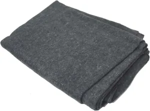 Adroit Emergency Blanket | 60 x 80 (152.4 x 203.2 cm) | 50% Wool & Synthetic Blend | Gray | Lightweight <3 lbs (1.4 kg) | Trusted by Military & Coast Guard | Machine Wash & Dry