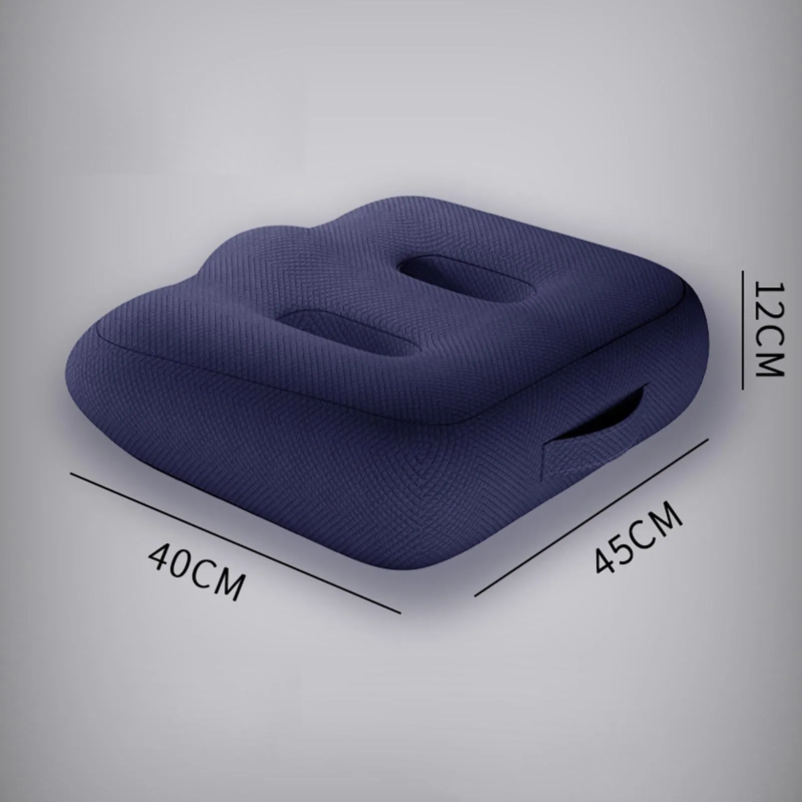 Adult Car booster Cushion, for Short Drivers People Office Chair Portable Comfortable Thickened Breathable Driving Auto Seat Pad ,Blue Style B