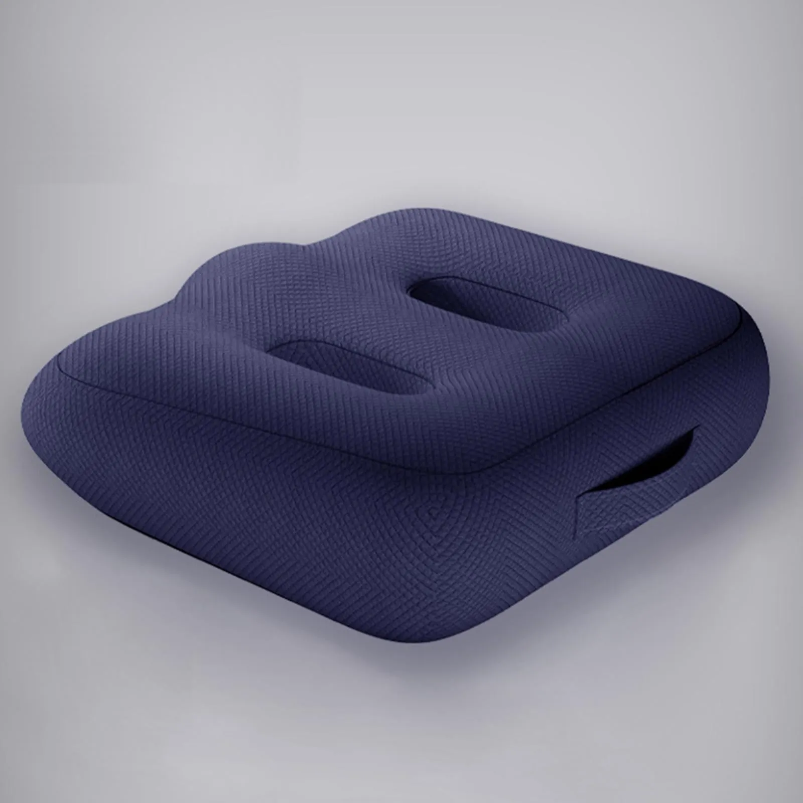 Adult Car booster Cushion, for Short Drivers People Office Chair Portable Comfortable Thickened Breathable Driving Auto Seat Pad ,Blue Style B