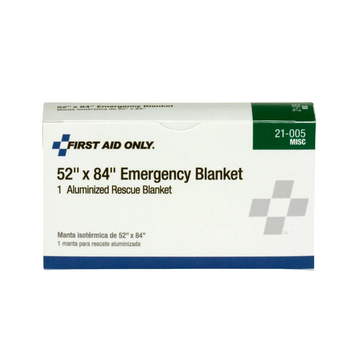 Aluminized Rescue Blanket, 1 Per Box