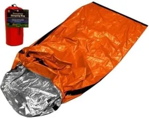 ARC-POWER for Orange Emergency Survival Camp Disaster Disposable Sleeping Bag Blanket Wrap