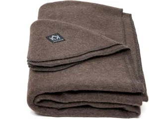 Arcturus Military Wool Blanket - Warm, Thick, Washable - Great for Outdoors, Camping, Stadium Blanket, Picnics, Travel - Car & Bushcraft Survival Kits, Large 64in x 88in 4.5 lb