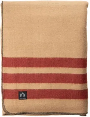 Arcturus Patterned Wool Blankets - 4.5lbs Warm, Heavy, Washable, Large | Great for Camping, Outdoors, Sporting Events, or Survival & Emergency Kits