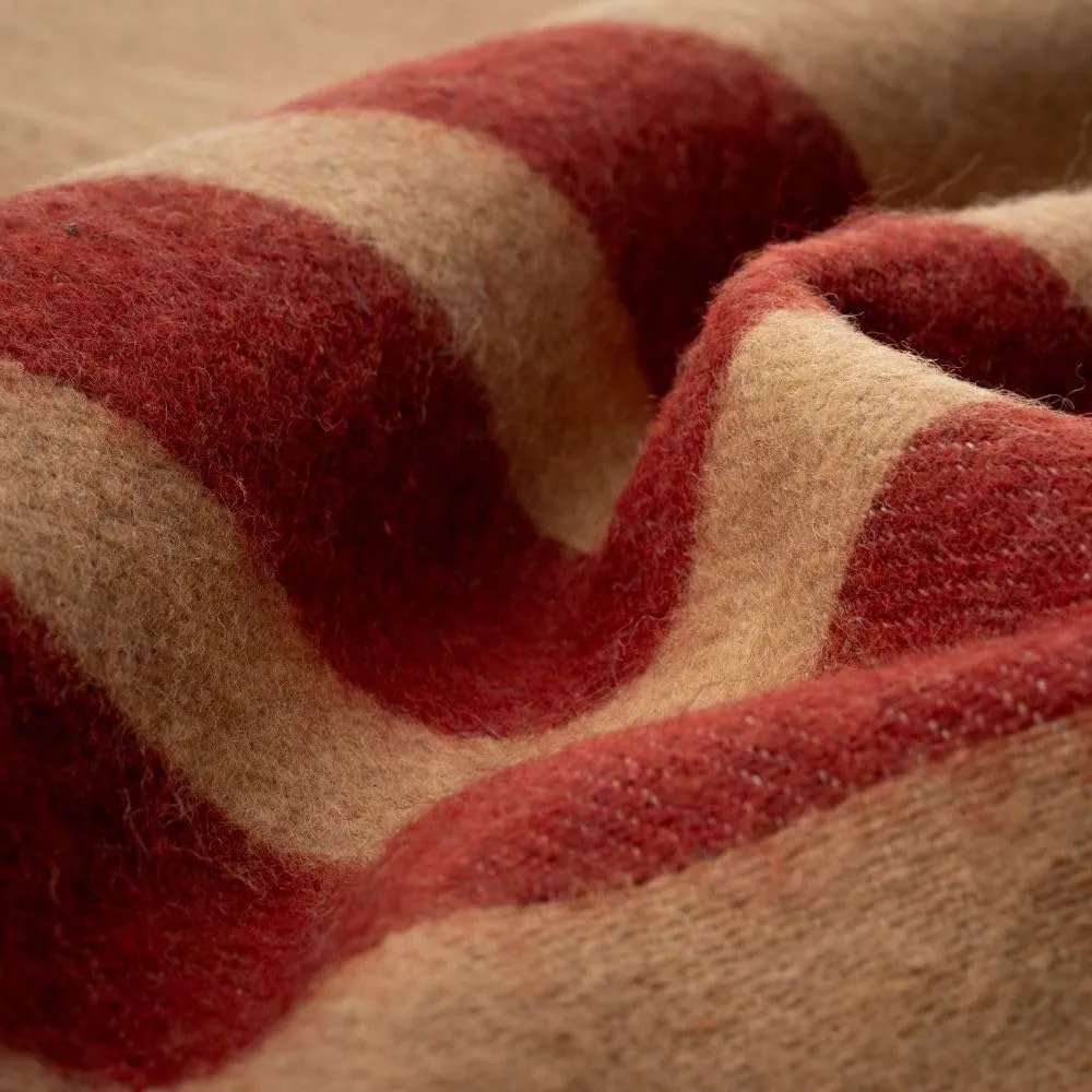Arcturus Patterned Wool Blankets - 4.5lbs Warm, Heavy, Washable, Large | Great for Camping, Outdoors, Sporting Events, or Survival & Emergency Kits