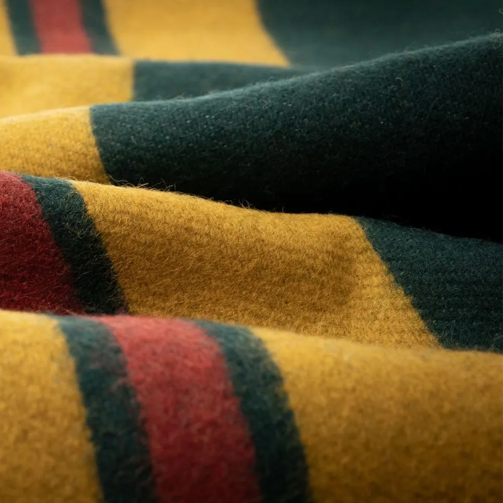 Arcturus Patterned Wool Blankets - 4.5lbs Warm, Heavy, Washable, Large | Great for Camping, Outdoors, Sporting Events, or Survival & Emergency Kits