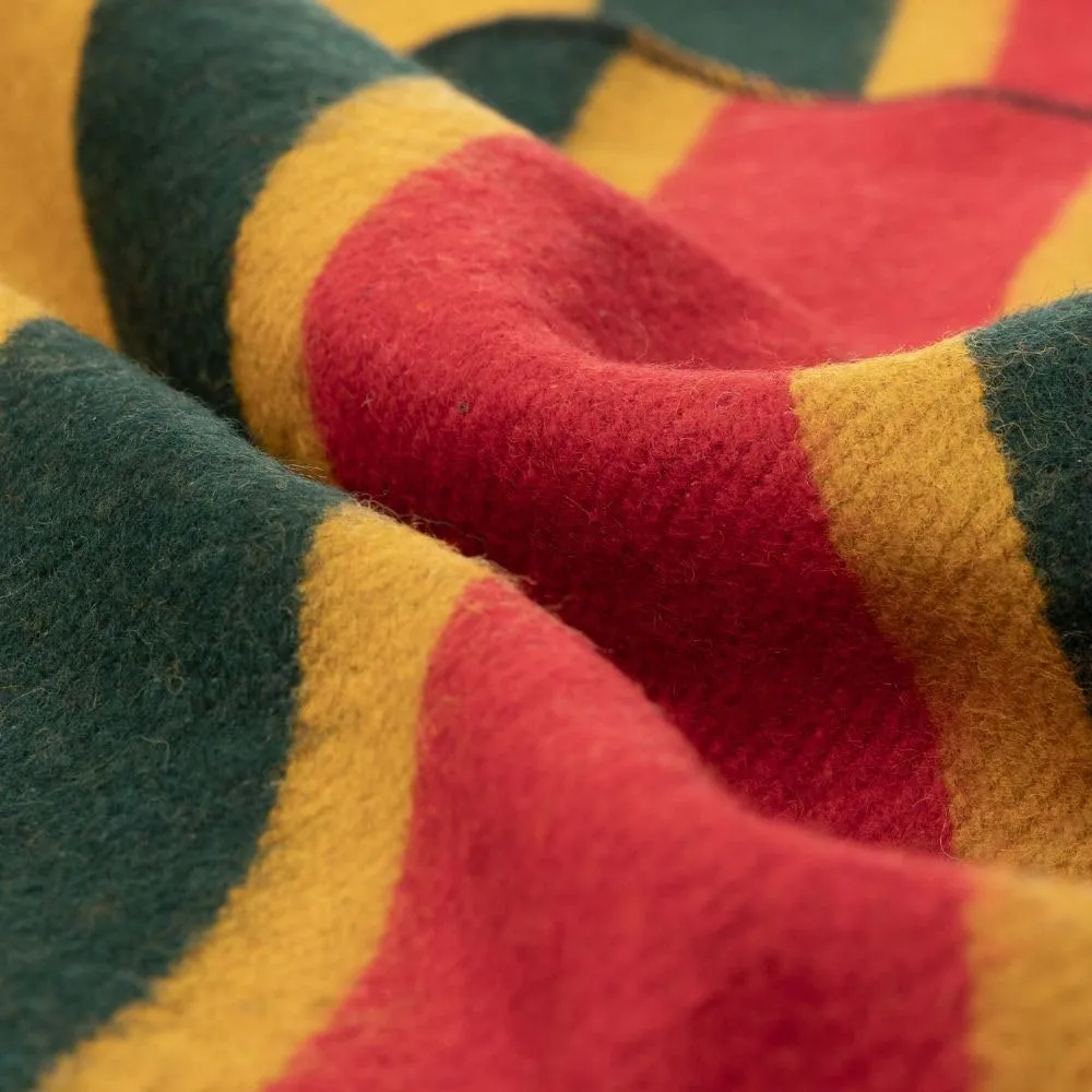 Arcturus Patterned Wool Blankets - 4.5lbs Warm, Heavy, Washable, Large | Great for Camping, Outdoors, Sporting Events, or Survival & Emergency Kits