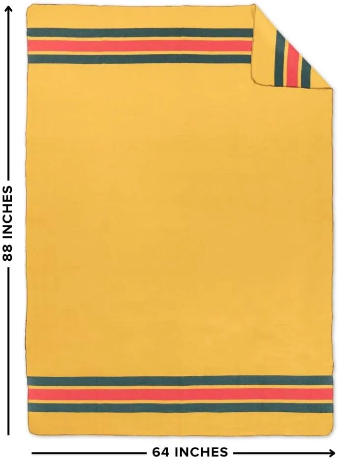 Arcturus Patterned Wool Blankets - 4.5lbs Warm, Heavy, Washable, Large | Great for Camping, Outdoors, Sporting Events, or Survival & Emergency Kits