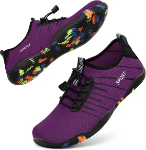 ATHMILE Water Shoes for Men Women River Shoes Adult Swim Beach Lake Pool Aqua Socks Barefoot Quick Dry for Hiking Surfing Kayaking Cruise Ship Essentials Cruise Ship Essentials