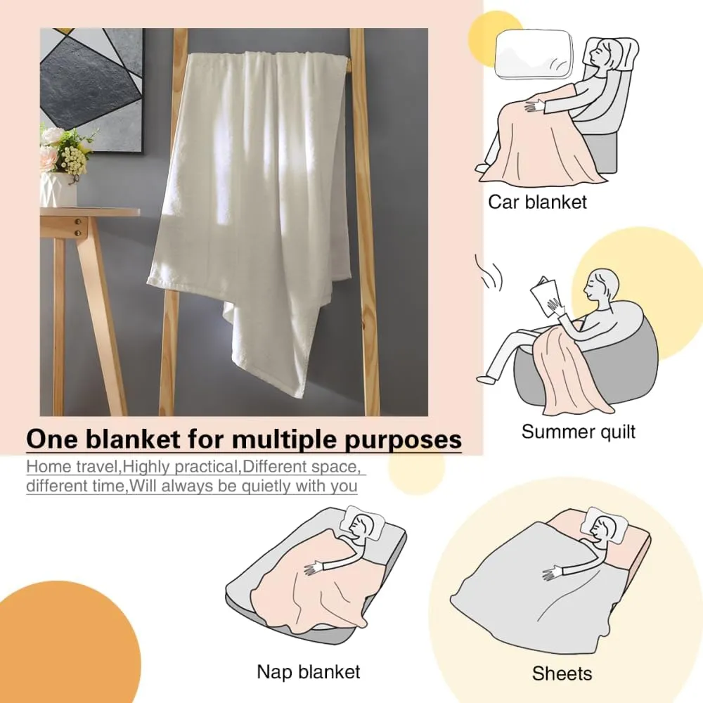 Austria Blankets Soft Lightweight Flannel Throw Blanket View from Height On Hallstatt Town Between The Mountains Austria Warm and Cozy Throws for Bedding,Couch,Sofa and Gift 60inx80in