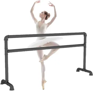 Ballet Barre 3.3-9FT Ballet Pole, Double Layered Home Dance Studio Dance Club, Can Bear A Weight of 500kg