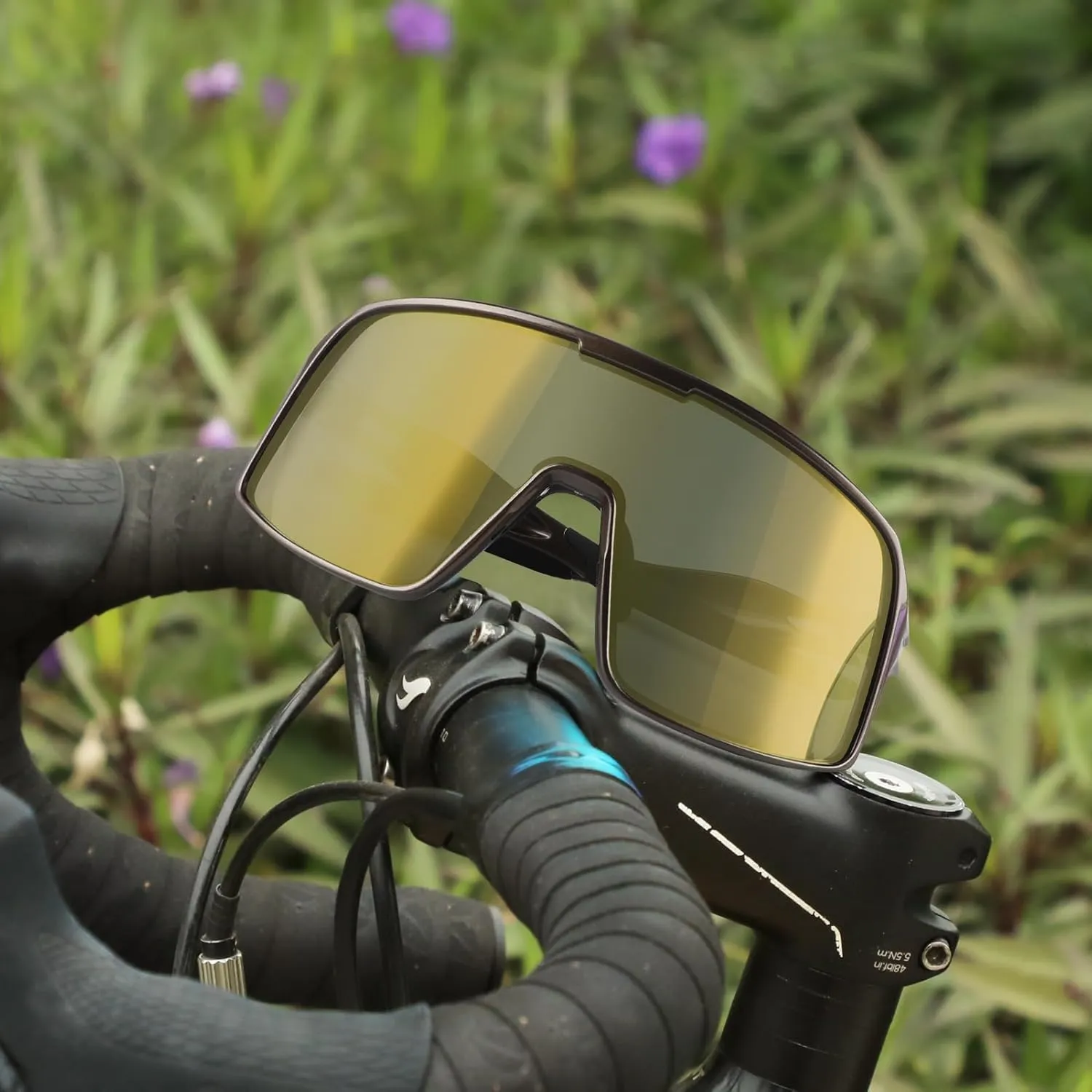 BangLong Polarized Cycling Glasses Sports Sunglasses, UV400 Protection, Men Women Running Fishing Driving Baseball Glasses