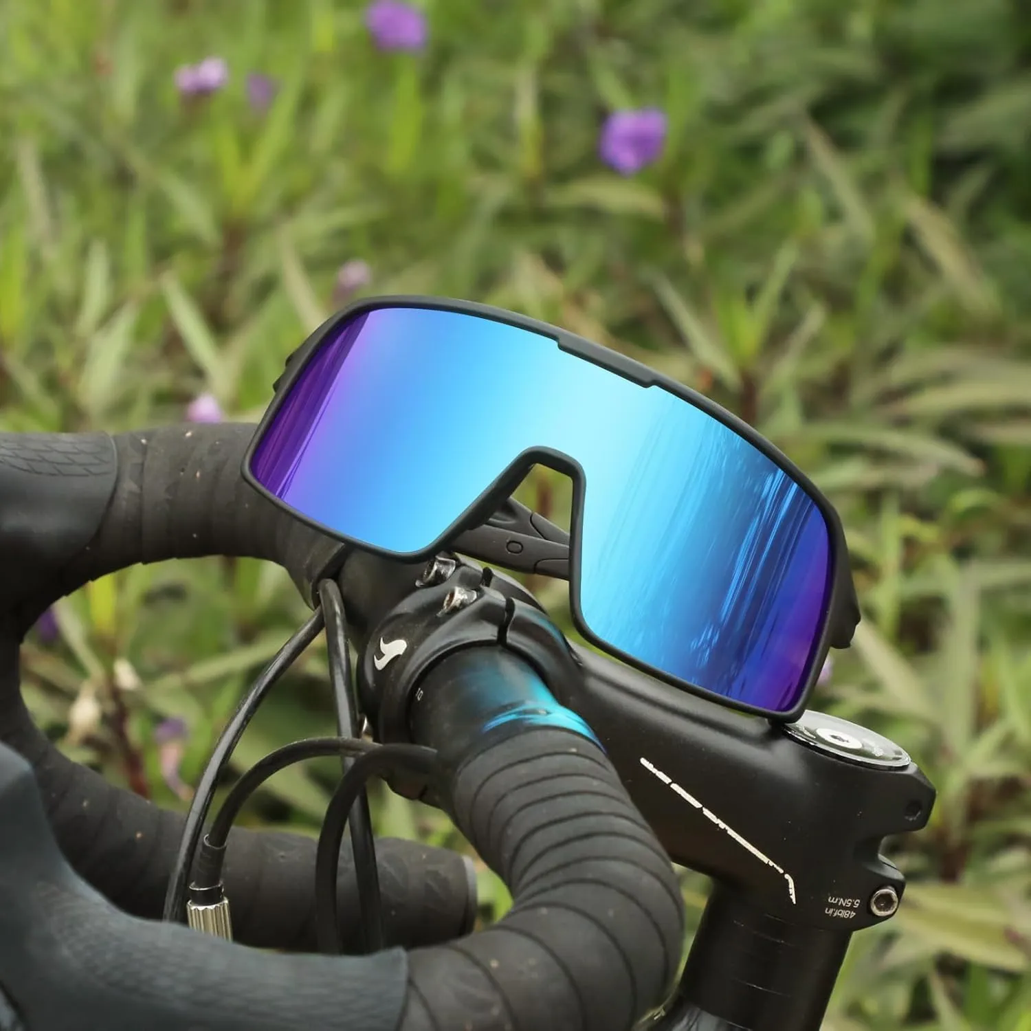 BangLong Polarized Cycling Glasses Sports Sunglasses, UV400 Protection, Men Women Running Fishing Driving Baseball Glasses