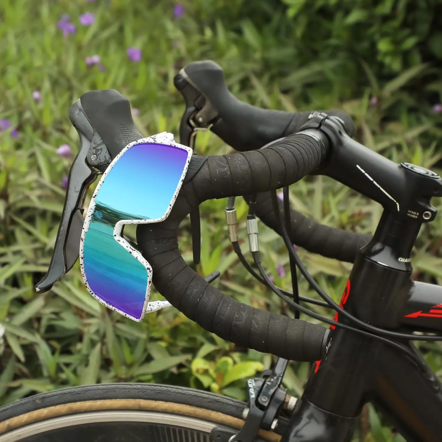 BangLong Polarized Cycling Glasses Sports Sunglasses, UV400 Protection, Men Women Running Fishing Driving Baseball Glasses