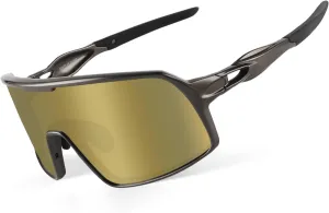 BangLong Polarized Cycling Glasses Sports Sunglasses, UV400 Protection, Men Women Running Fishing Driving Baseball Glasses