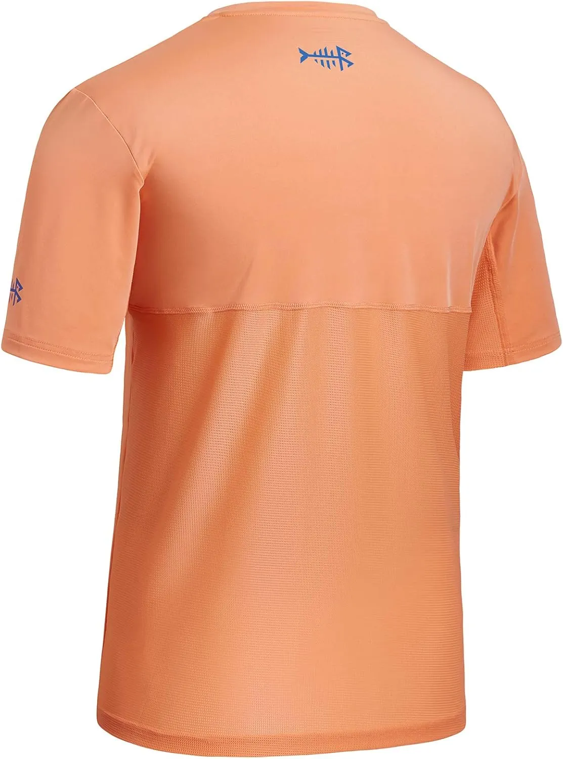 BASSDASH Men’s UPF 50  Sun Protection Fishing Shirt Short Sleeve UV T-Shirt