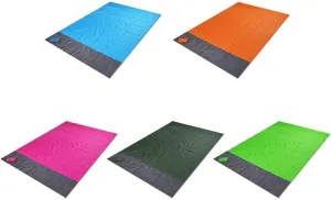 Beach Blankets Camping Mat Waterproof Beach Blanket Outdoor Portable Picnic Ground Mat Mattress Outdoor Camping Picnic Mat Blanket 1.4 * 2m(Black)
