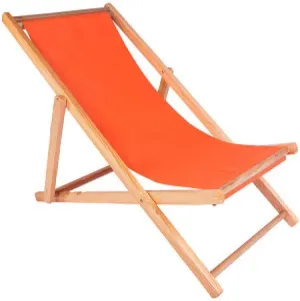 Beach Chair Folding Sun Chair Solid Wood Lounge Chair Canvas Chair Lunch Break Chair Outdoor Portable Lazy Chair Sunbed