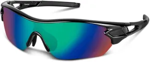 BEACOOL Polarized Sports Sunglasses for Men Women Youth Baseball Cycling Running Driving Fishing Golf Motorcycle TAC Glasses