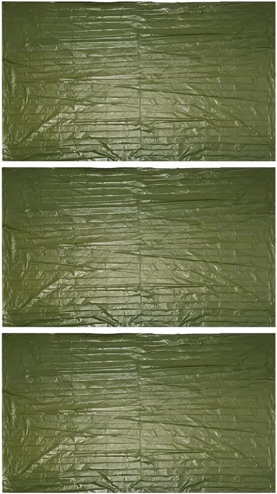 BESPORTBLE Emergency Survival Blanket Set 3pcs down Camping Blanket Thermal Insulation for Outdoor Adventure