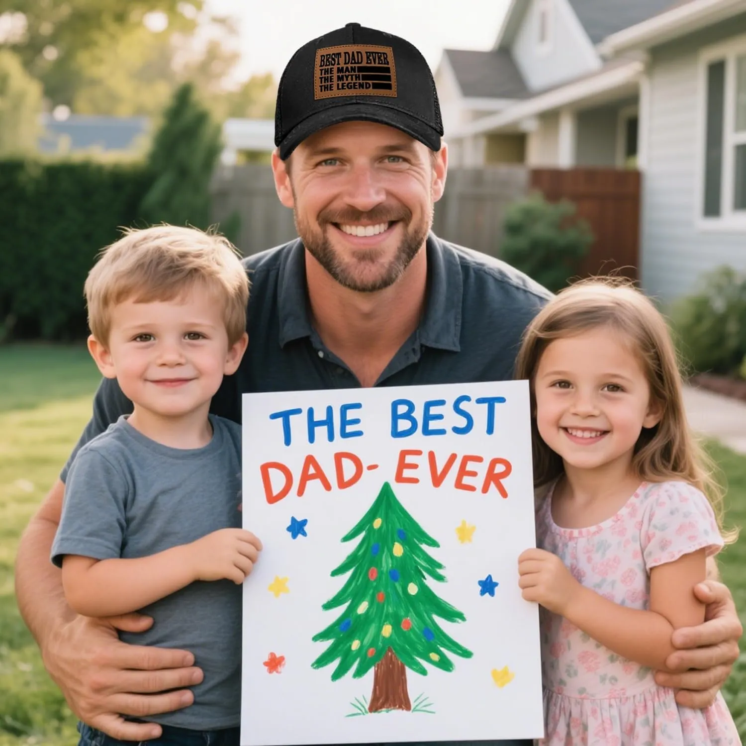 Best Dad Ever Mesh Hat from Daughter/Son