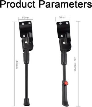 Bike Kickstand for Orbea Alma H50 2019, Adjustable Bicycle Kickstand, Suit Mountain Bike, Concealed Spring-Loaded Latch, Aluminum Rear Side Bicycle Stand,B