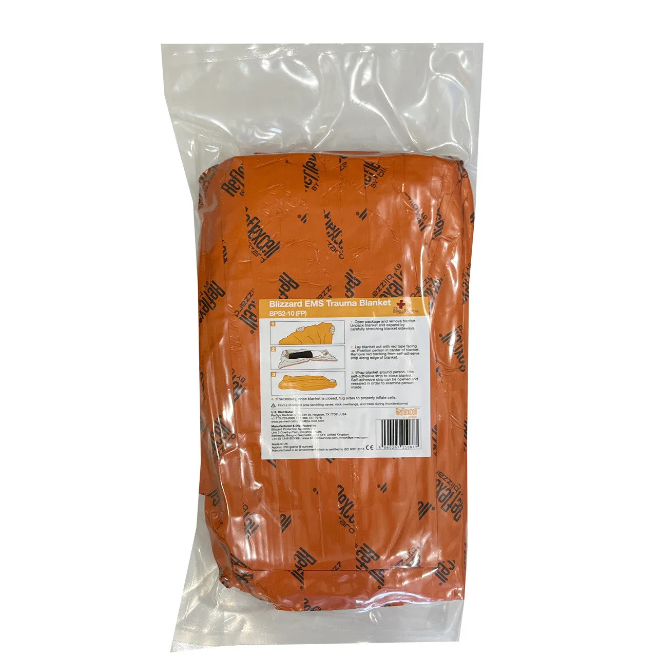 Blizzard EMS Blanket Flat Packed (Orange)