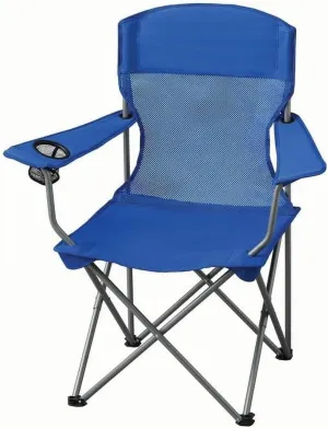 Blue Trail Basic Mesh Chair - Essential Outdoor Seating for Adults Portable and Lightweight for Easy Transportation on Outdoor Adventures