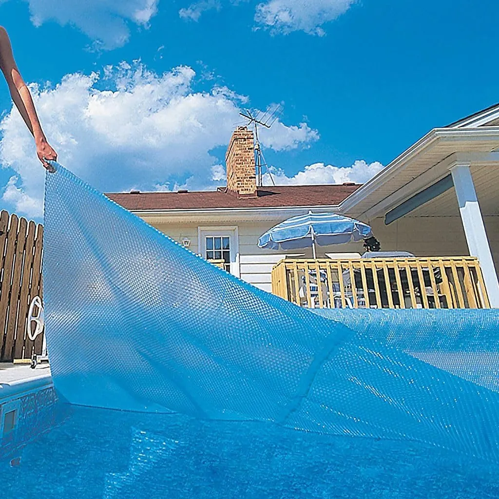 Blue Wave NS400 mil Solar Blanket for Rectangular 12 x 20-ft In-Ground Pools – Blue