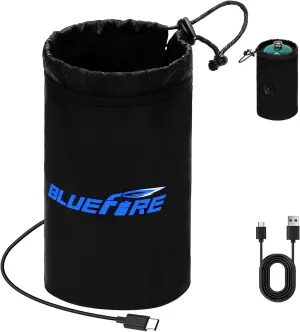 Bluefire Propane Gas Tank Cover Rechargeable Thermostatic Fuel Cylinder Storage Bag Mini Portable Gas Cylinder Insulation Bag For outdoor activities Camping Cooking Traveling