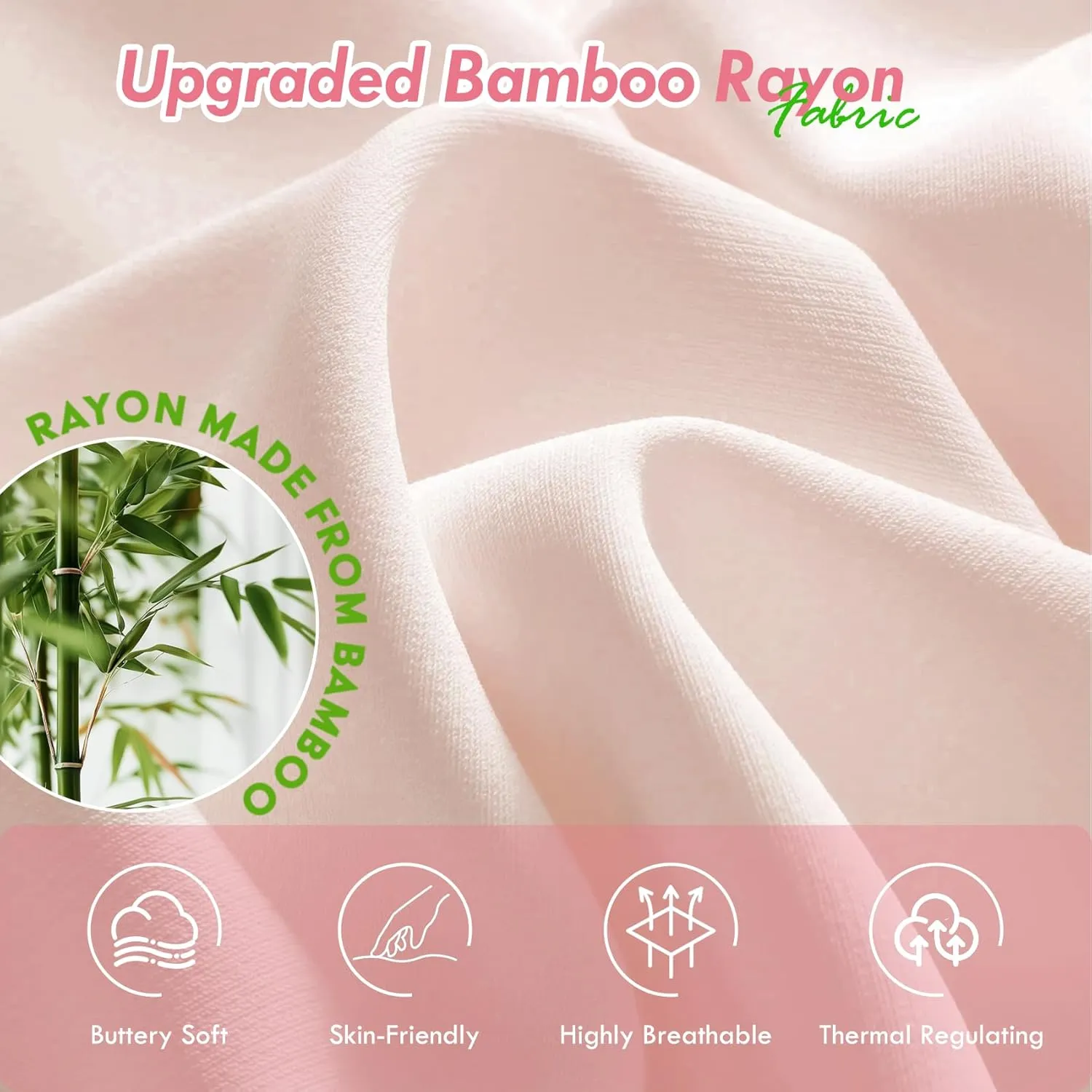 Breathable 0.5 TOG Baby Sleep Sack for 6-18 Months, Bamboo Rayon Summer Baby Wearable Blanket with Dual J-shaped Zipper