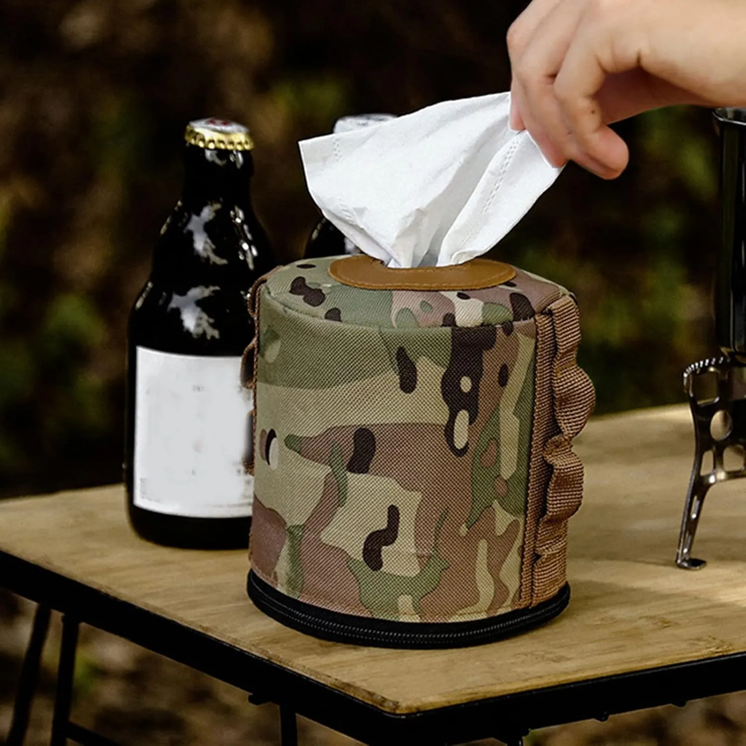 Butane Fuel Tank Cover, Gas Tank Protective Case, Mini Thermal Insulation Fuel Cylinder Storage Bag, Easy to Carry, Tank Accessories, for Outdoor Camping Cooking Supplies BBQ(L), camping gas tank